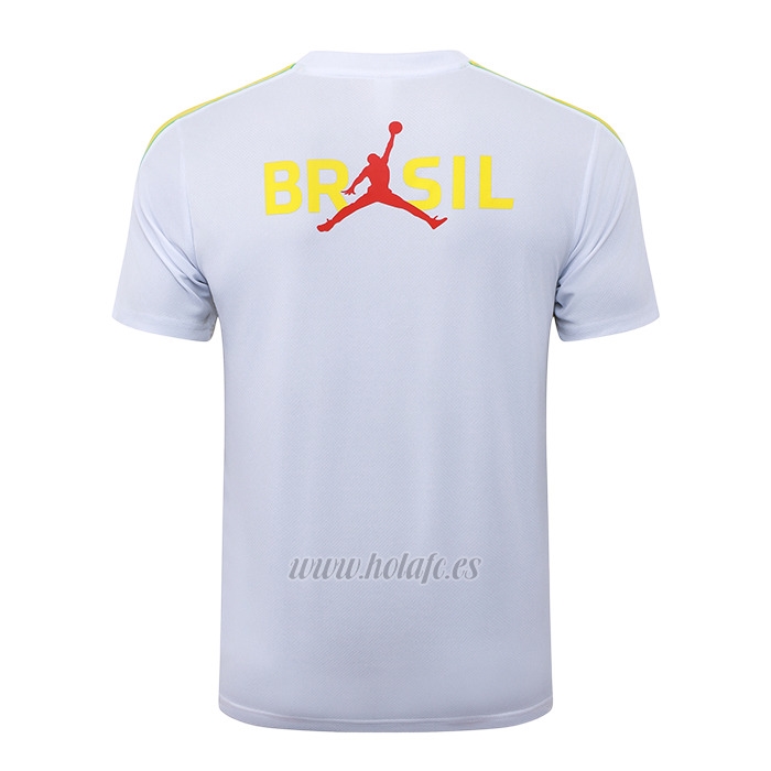 Camiseta de Entrenamiento Brasil 2026-2027 Blanco - Pantalon Corto